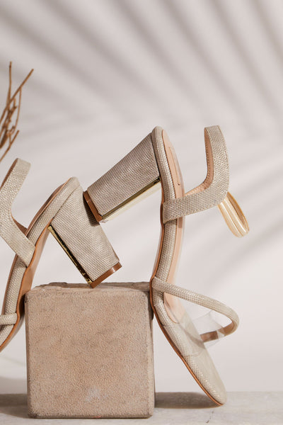 Sabrina Gold Heels