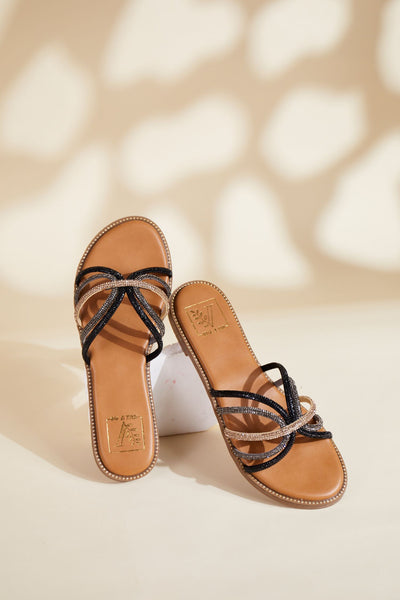 Lana Black Flats