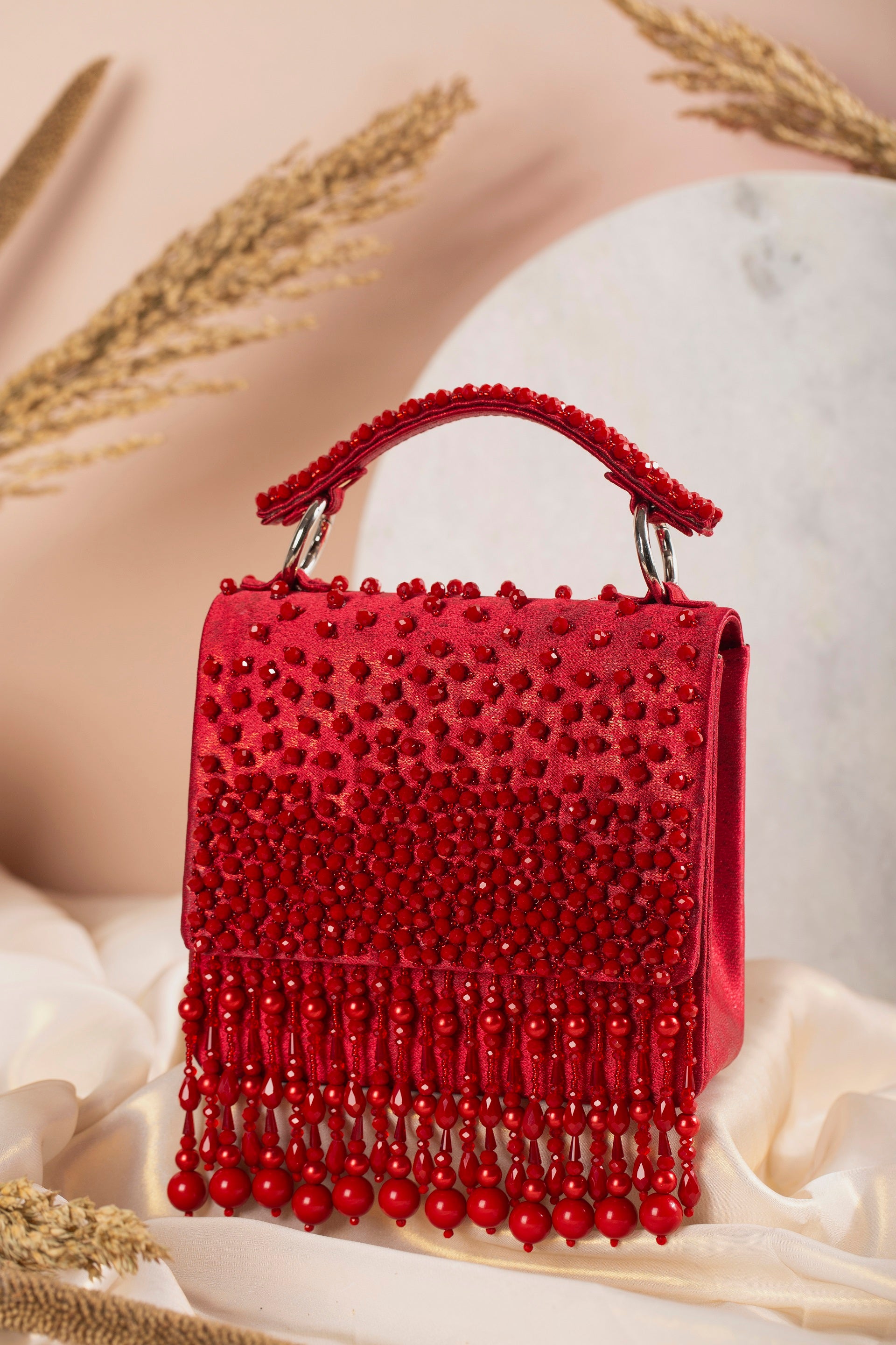 Kyra Red Bag – House Of Vian